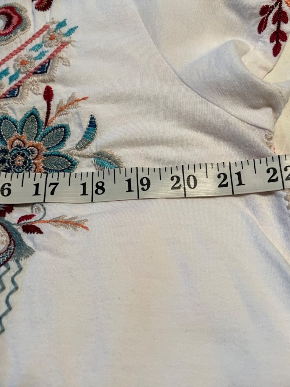 Johnny Was Tua Knit Embroidered Top - Picture 9 of 10